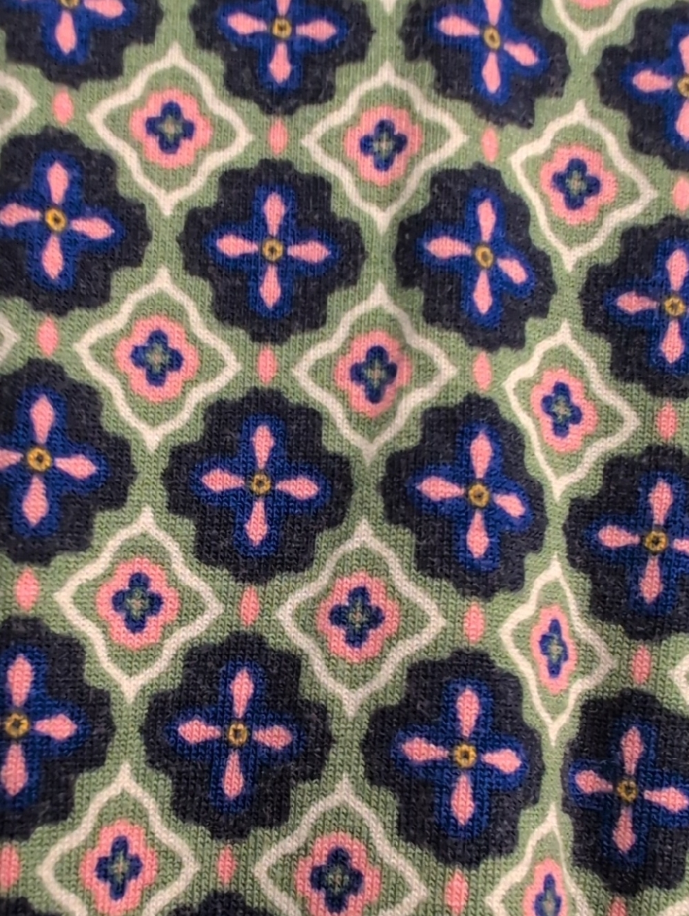Boden Moroccan Tile Pattern Midi Dress - Picture 3 of 3